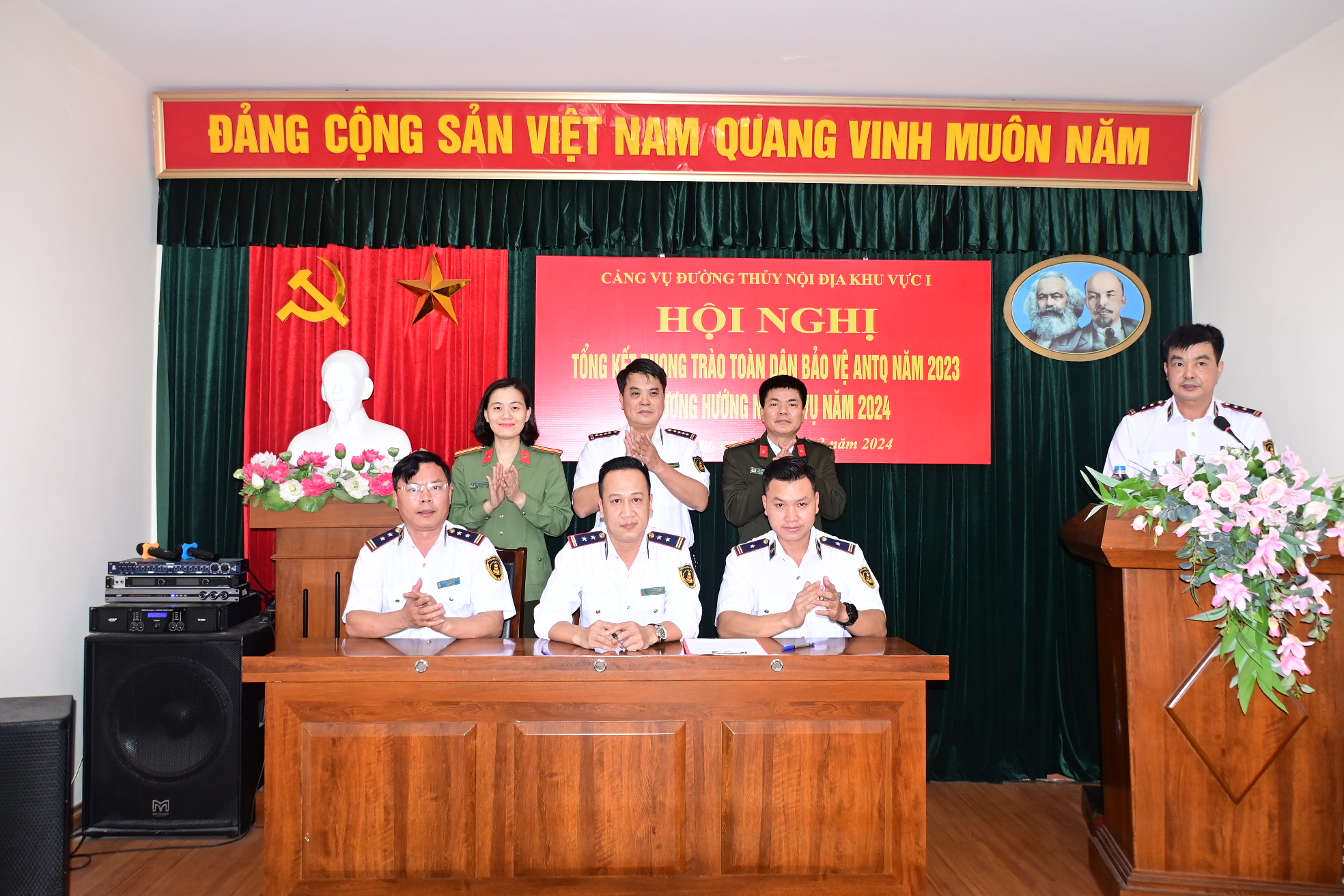 Cảng vụ đường thủy nội địa khu vực 1: Triển khai 6 nhiệm vụ xây dựng phong trào toàn dân bảo vệ an ninh Tổ quốc năm 2024